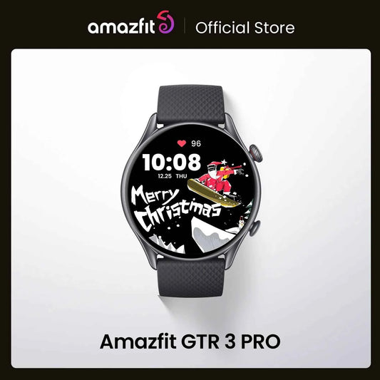 Amazfit GTR 3 Pro GTR3 Pro GTR-3 Pro 46mm Smartwatch AMOLED Display Zepp OS App 12-day Battery Life Watch 150+Sports Modes