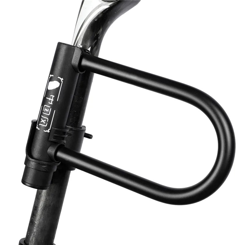 מנעול U לאופניים WEST BIKING 🔒 - מנעול פלדה חזק נגד גניבה למכל סוגי האופניים