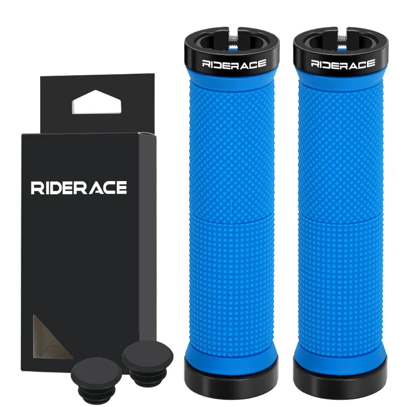גריפים ארגונומיים לכידון אופניים RIDERACE - נעילה מהירה למאונטיין בייק