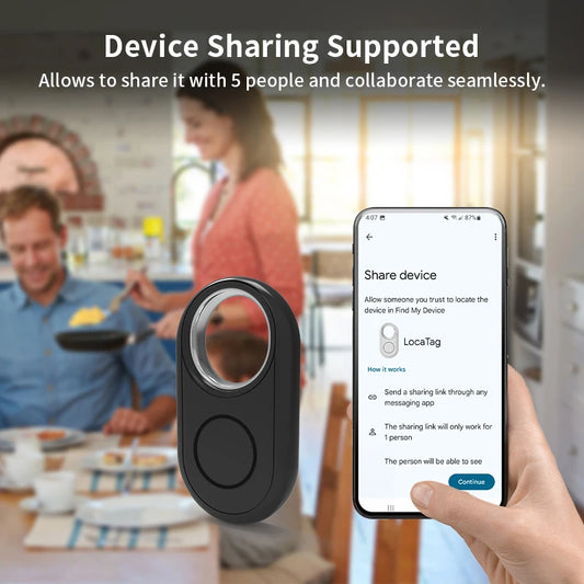 מעקב חכם RSH לאנדרואיד - מכשיר איתור Bluetooth תואם Google Find My למפתחות ותיקים