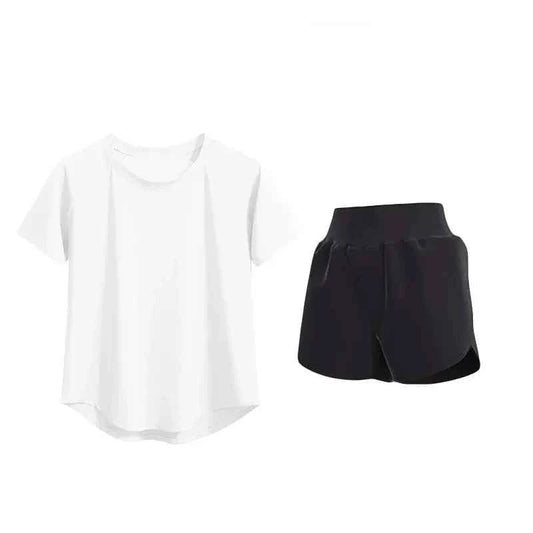 סט ספורט דריי פיט - חולצה ומכנסיים לכושר יוגה וריצה