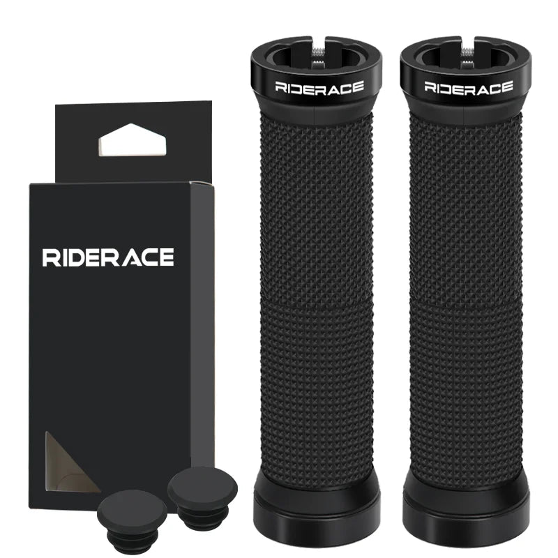גריפים ארגונומיים לכידון אופניים RIDERACE - נעילה מהירה למאונטיין בייק
