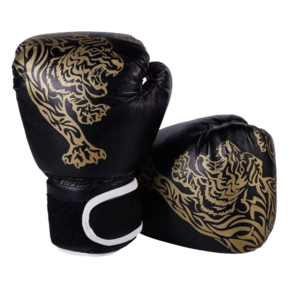 כפפות אגרוף מעור PU נושם - כפפות אימון לסנדה MMA וטאקוונדו
