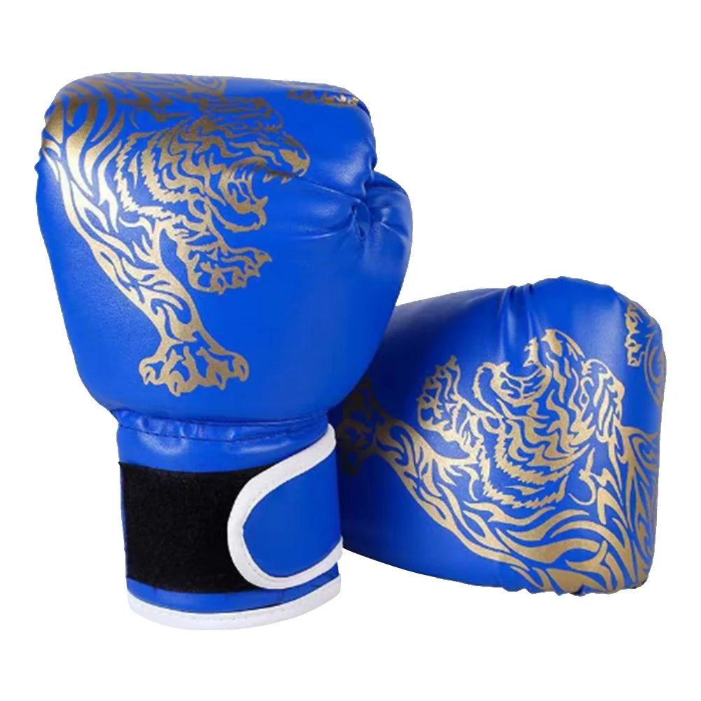 כפפות אגרוף מעור PU נושם - כפפות אימון לסנדה MMA וטאקוונדו