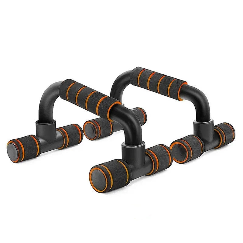 Black and orange push-up handles on a white background with 'Orange' branding.