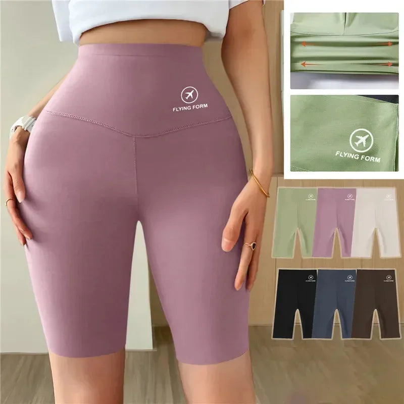 מכנסיים קצרים ספורטיביים לנשים - מותן גבוה Push Up ליוגה וכושר 🧘♀️💪
