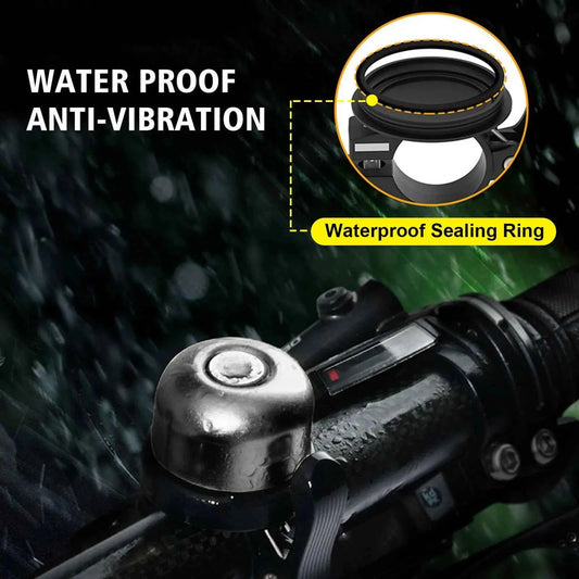 פעמון אופניים חכם עם מקום ל-AirTag 🔔 - אביזר רכיבה עמיד למים עם מעקב GPS