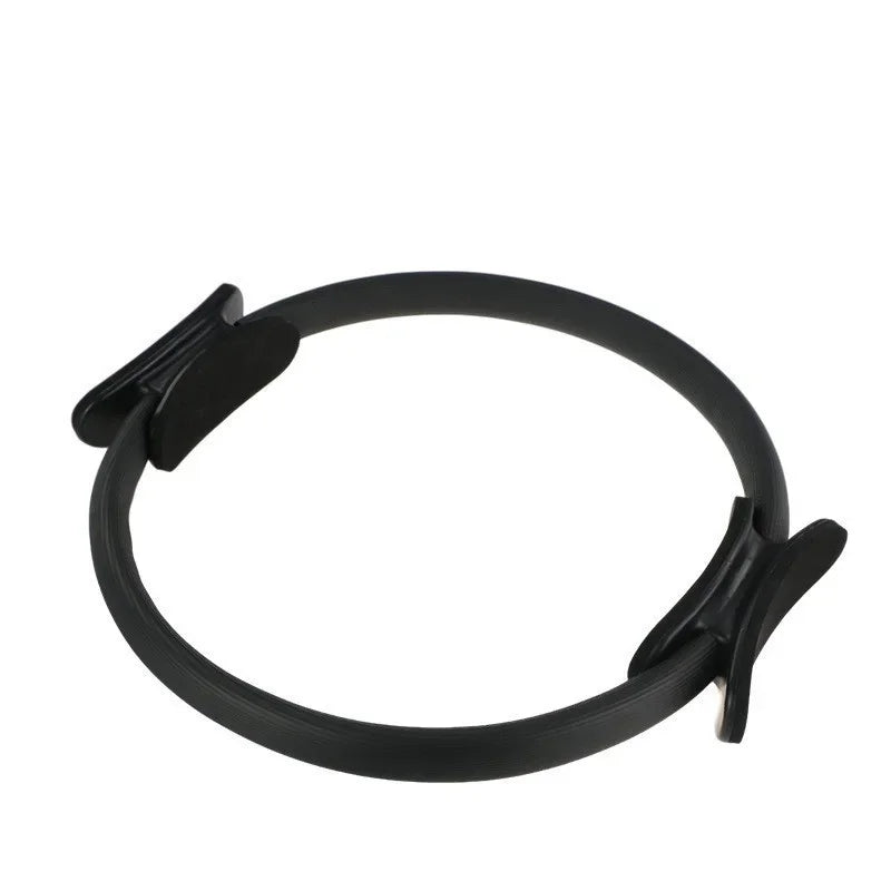Black adjustable collar on a white background