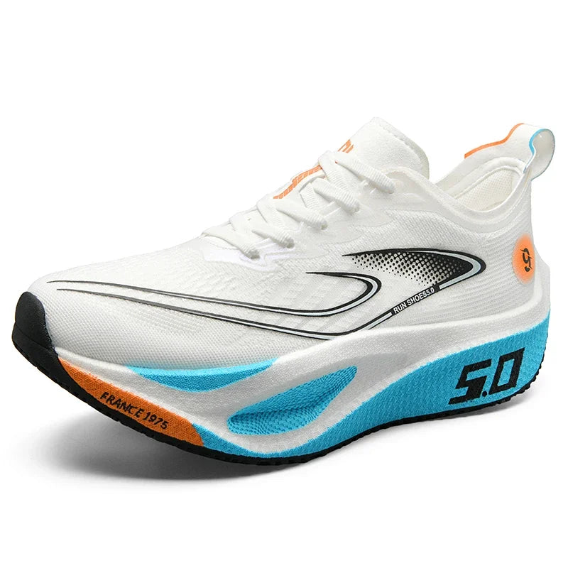 נעלי ריצה מקצועיות עם פלטת קרבון - נעלי מרתון קלות ונושמות