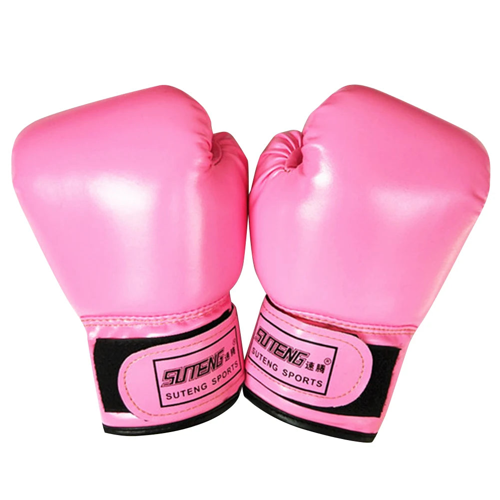 כפפות אגרוף מעור PU נושם - כפפות אימון לסנדה MMA וטאקוונדו