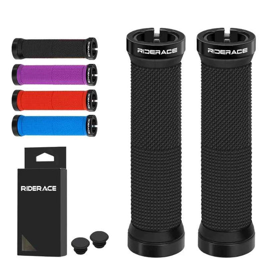 גריפים ארגונומיים לכידון אופניים RIDERACE - נעילה מהירה למאונטיין בייק