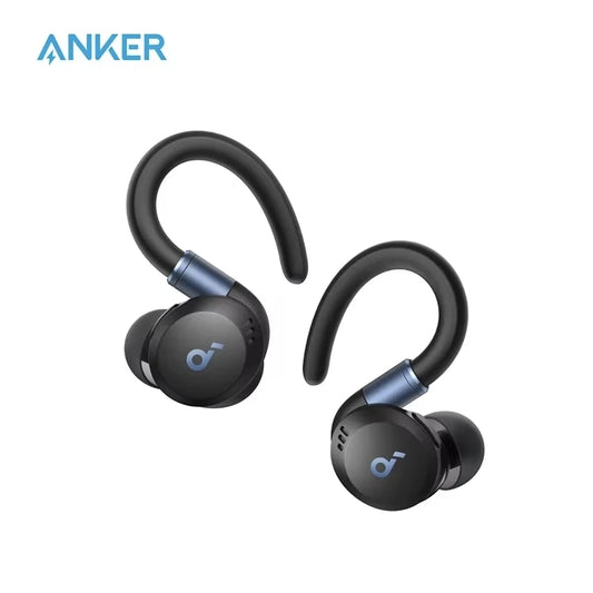 אוזניות ספורט Soundcore by Anker Sport X20 - אוזניות אלחוטיות עם וו אוזן לאימונים