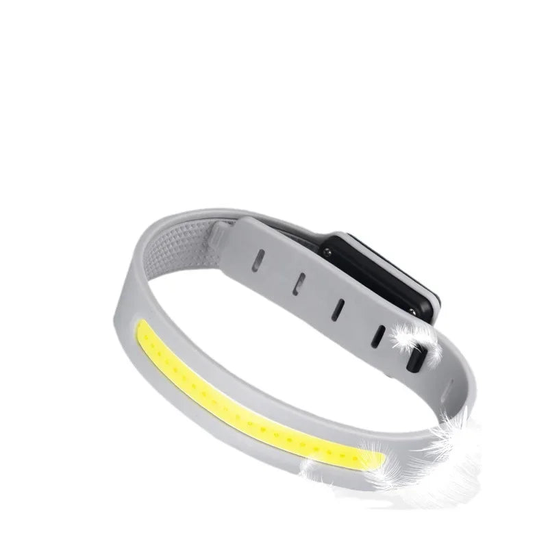 צמיד אור LED לריצה - צמיד זוהר נטען עמיד במים לספורט בלילה