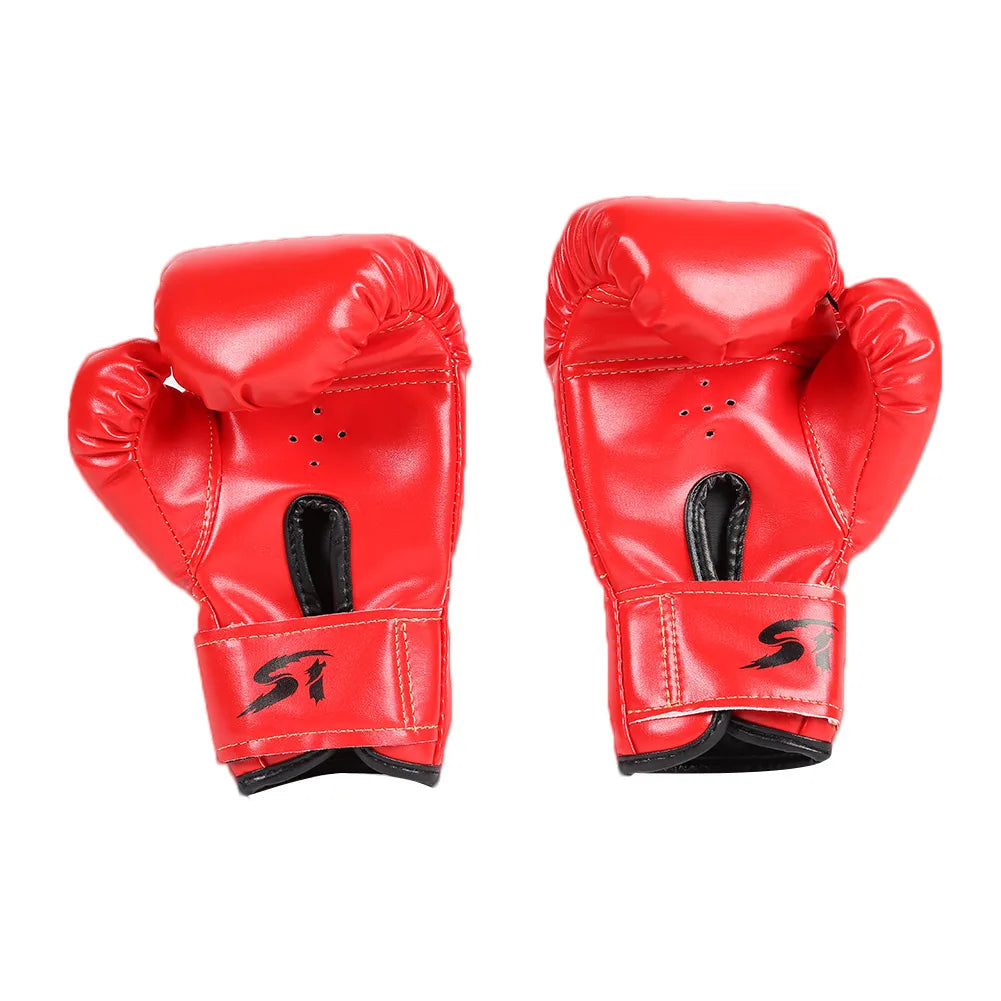 כפפות אגרוף מעור PU נושם - כפפות אימון לסנדה MMA וטאקוונדו