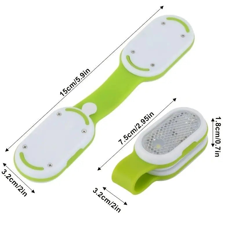 פנס LED נייד עם קליפ מגנטי - תאורת לילה לריצה וקמפינג