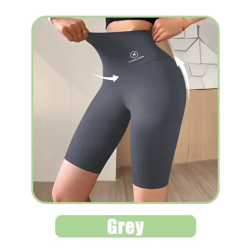 מכנסיים קצרים ספורטיביים לנשים - מותן גבוה Push Up ליוגה וכושר 🧘♀️💪