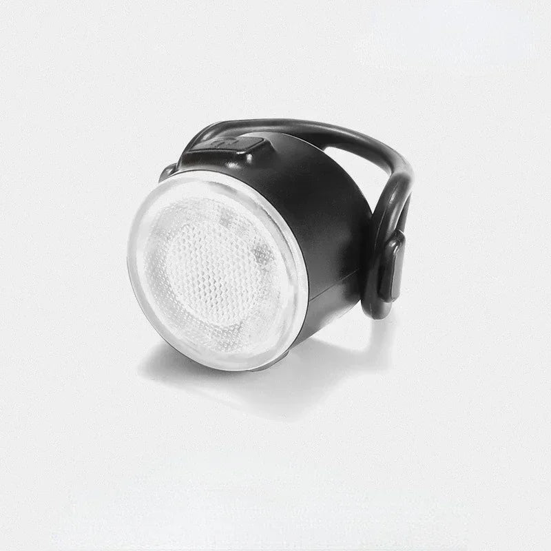 Black and white flashlight on a light gray background