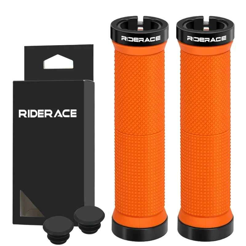 גריפים ארגונומיים לכידון אופניים RIDERACE - נעילה מהירה למאונטיין בייק