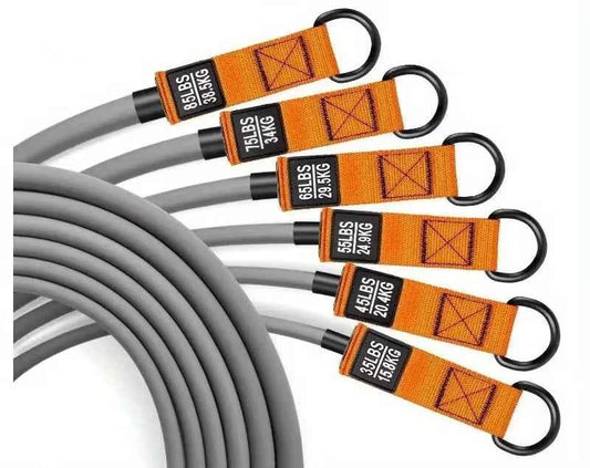 סט רצועות התנגדות מקצועי 136 ק"ג - חדר כושר בבית 🏋️