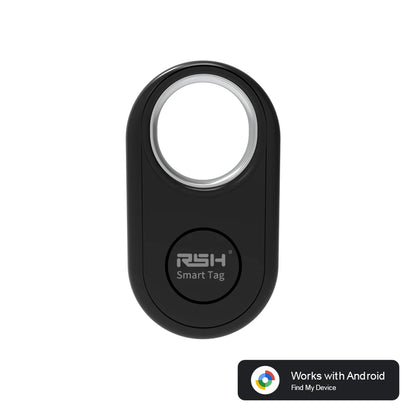 מעקב חכם RSH לאנדרואיד - מכשיר איתור Bluetooth תואם Google Find My למפתחות ותיקים