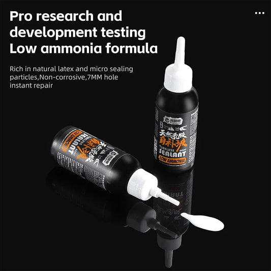 נוזל איטום צמיגי אופניים West Biking - נוזל תיקון פנצ'רים לצמיגים ללא פנימית 60 מ"ל