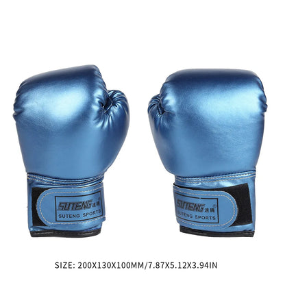 כפפות אגרוף מעור PU נושם - כפפות אימון לסנדה MMA וטאקוונדו