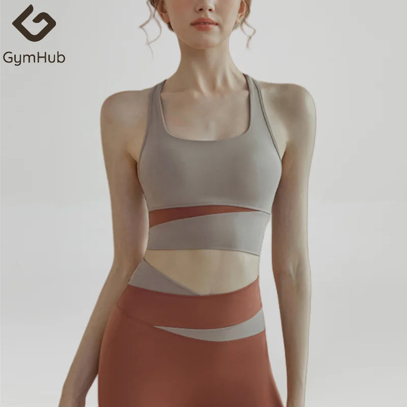 חזיית ספורט מקצועית - תמיכה גבוהה ובקרת זעזועים לריצה ויוגה