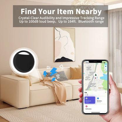 מעקב חכם לאייפון - מכשיר איתור Bluetooth תואם Apple Find My למפתחות ותיקים