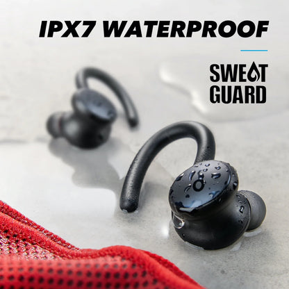 אוזניות ספורט Anker Soundcore Sport X10 - אוזניות אלחוטיות עם וו אוזן מסתובב IPX7