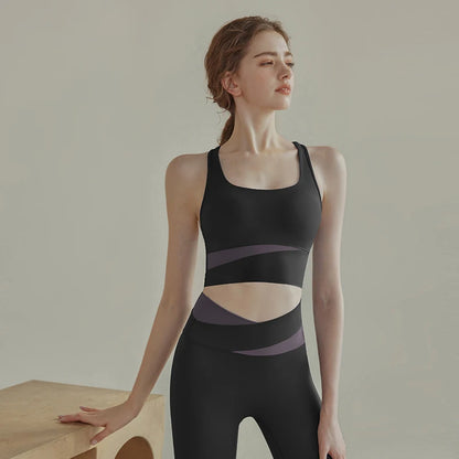 חזיית ספורט מקצועית - תמיכה גבוהה ובקרת זעזועים לריצה ויוגה