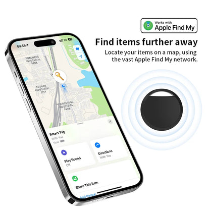 מעקב חכם לאייפון - מכשיר איתור Bluetooth תואם Apple Find My למפתחות ותיקים