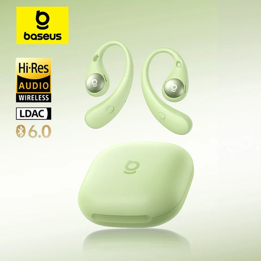 אוזניות ספורט פתוחות Baseus Eli Sport 2 - אוזניות אלחוטיות Bluetooth 6.0 עם LDAC
