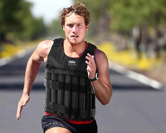 3-50kg Durable Loading Weighted Vest Adjustable Weight Boxing Training Exercise Waistcoat Durable Invisible Sand for Running