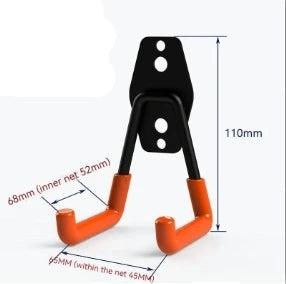 וו אחסון לאופניים - וו תליה מתכת לכלים ואופניים