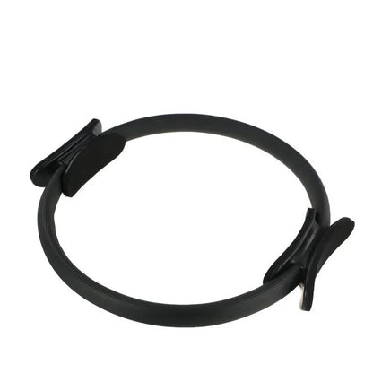 Black adjustable collar on a white background
