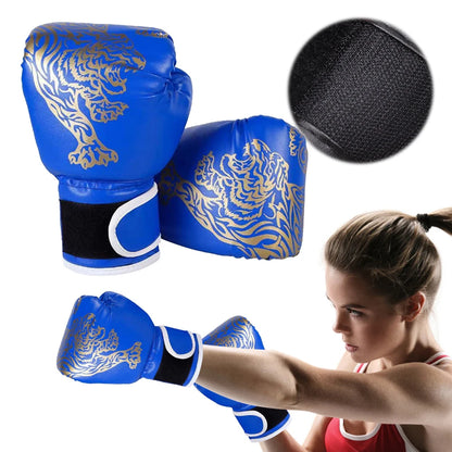כפפות אגרוף מעור PU נושם - כפפות אימון לסנדה MMA וטאקוונדו