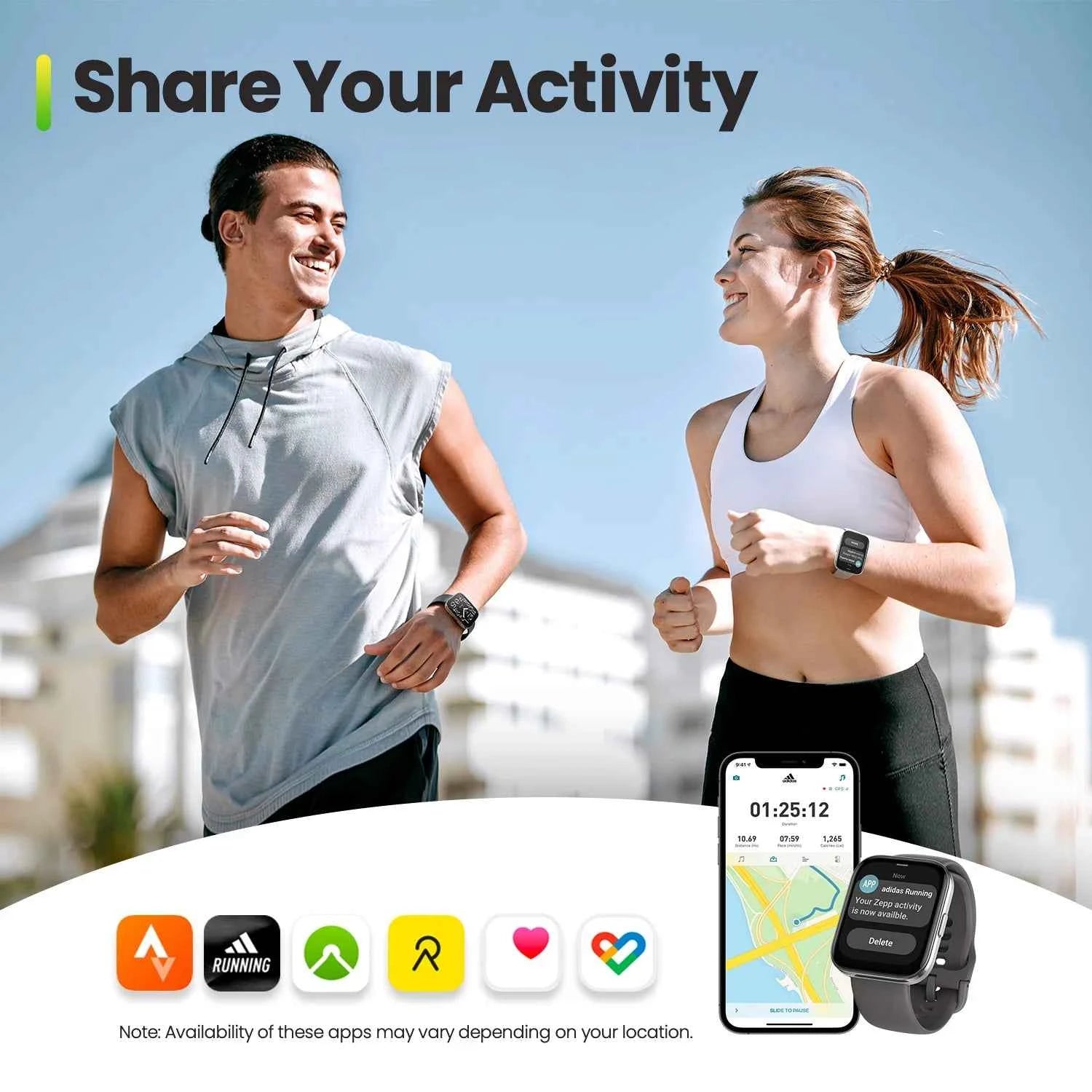 New Amazfit  Bip 5 Unity 46mm Smart Watch 120+ Sport Modes 24-hour Health Monitoring Smartwatch For Android IOS Phone
