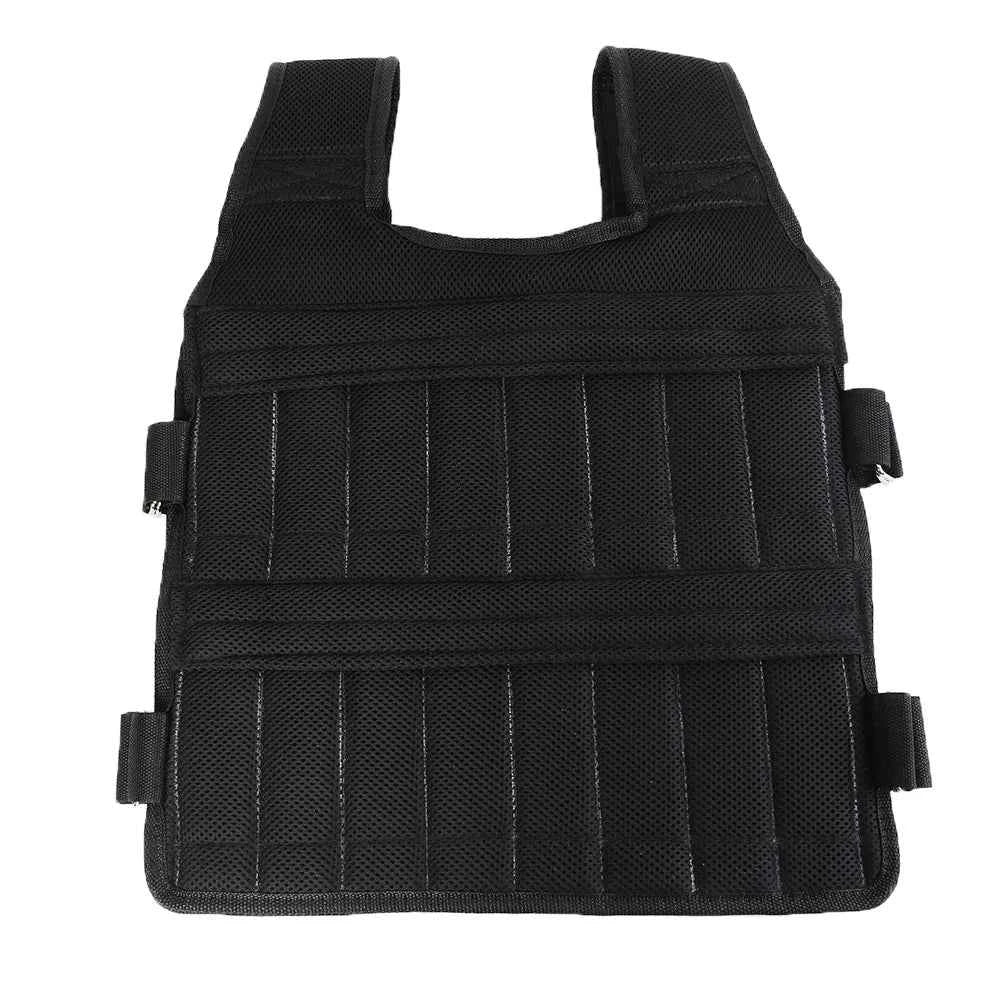 3-50kg Durable Loading Weighted Vest Adjustable Weight Boxing Training Exercise Waistcoat Durable Invisible Sand for Running