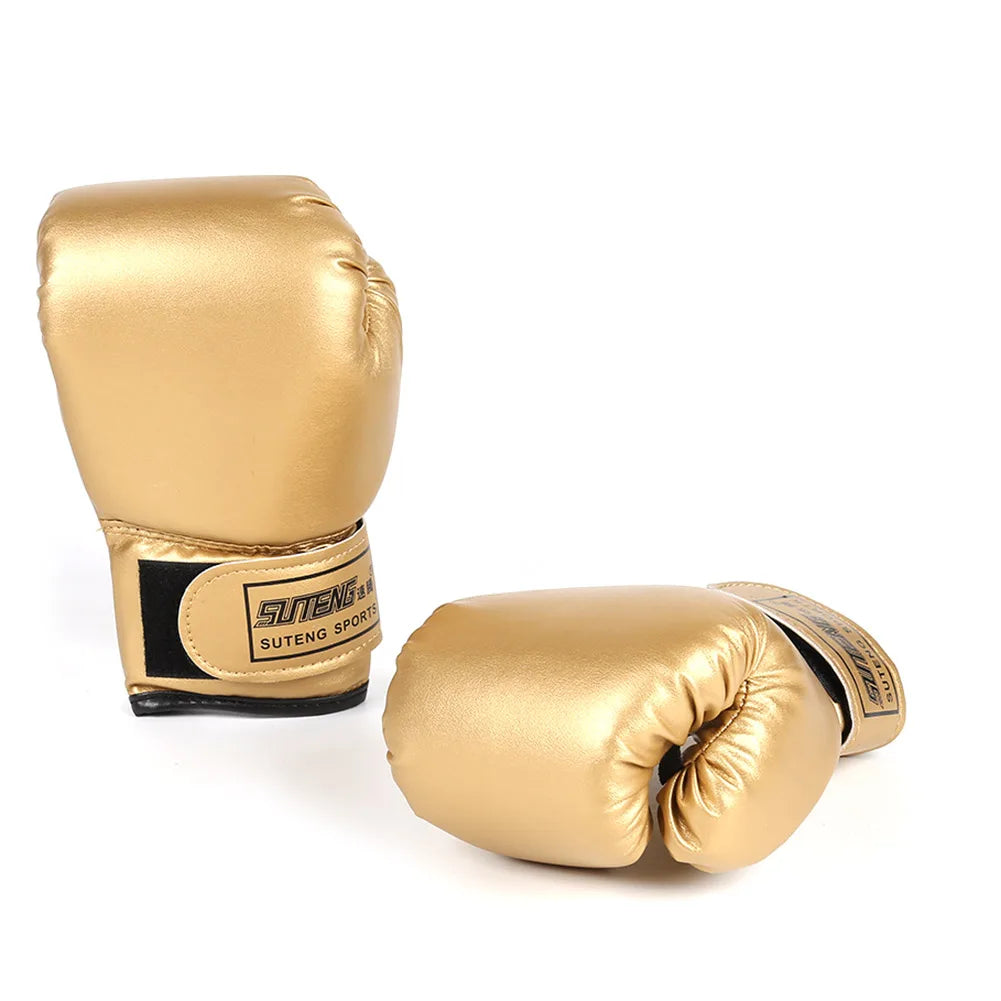 כפפות אגרוף מעור PU נושם - כפפות אימון לסנדה MMA וטאקוונדו