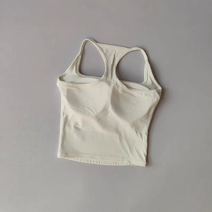 טופ ספורט עם חזיית ספורט מובנית - פוש אפ לפילאטיס ויוגה