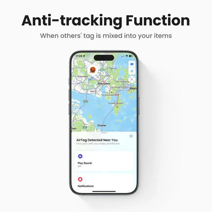 מעקב חכם UGREEN SmartTrack - מכשיר איתור Bluetooth תואם Apple Find My למפתחות ותיקים