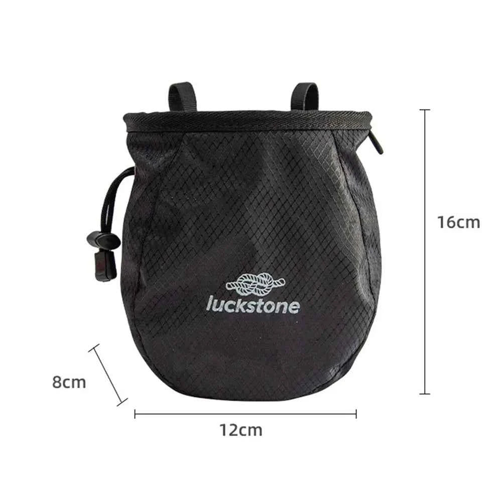 Waterproof Chalk Bag Adjustable Storage Climbing Magnesium Powder Bag for Hiking Climbing Weightlifting Anti-slip Powder Bag