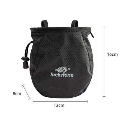 Waterproof Chalk Bag Adjustable Storage Climbing Magnesium Powder Bag for Hiking Climbing Weightlifting Anti-slip Powder Bag