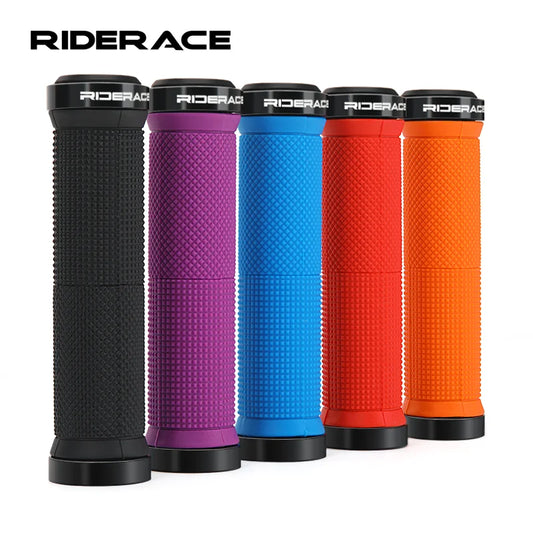 גריפים ארגונומיים לכידון אופניים RIDERACE - נעילה מהירה למאונטיין בייק