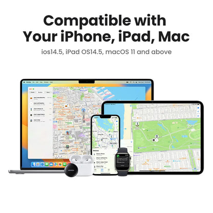 מעקב חכם UGREEN SmartTrack - מכשיר איתור Bluetooth תואם Apple Find My למפתחות ותיקים
