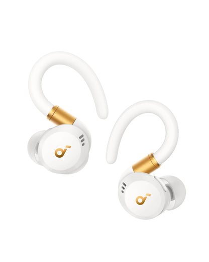 אוזניות ספורט Soundcore by Anker Sport X20 - אוזניות אלחוטיות עם וו אוזן לאימונים