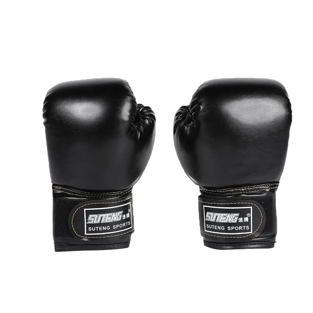 כפפות אגרוף מעור PU נושם - כפפות אימון לסנדה MMA וטאקוונדו