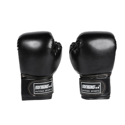 כפפות אגרוף מעור PU נושם - כפפות אימון לסנדה MMA וטאקוונדו