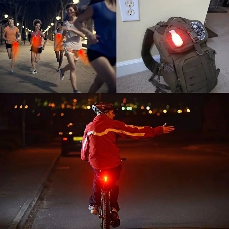 פנס LED נייד עם קליפ מגנטי - תאורת לילה לריצה וקמפינג