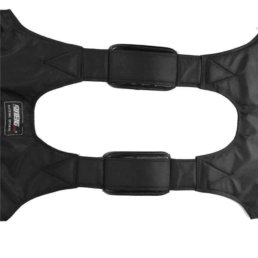 3-50kg Durable Loading Weighted Vest Adjustable Weight Boxing Training Exercise Waistcoat Durable Invisible Sand for Running